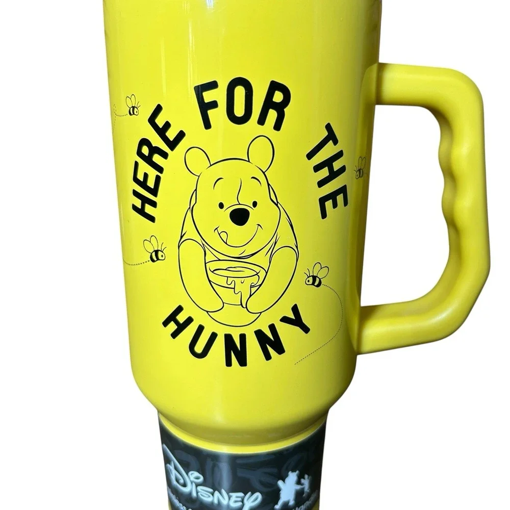 Disney Winnie the Pooh Here For The Hunny 40oz Stainless Steel Tumbler Yellow